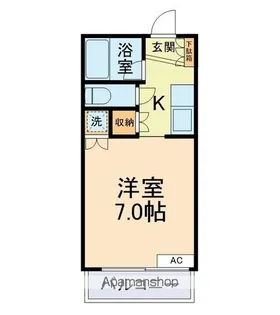 クラランス渡鹿【403号室】の間取り