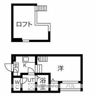 EM ブランドール【1階】の間取り