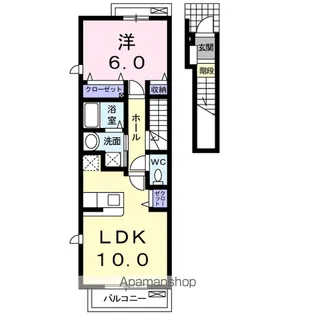 ジュネス【2階】の間取り