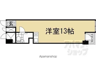 ロイヤルハイツ亀岡【307号室】の間取り