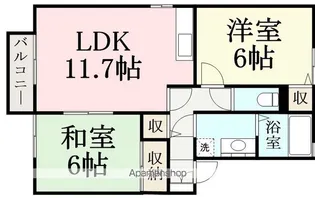 パークハウスK A棟【202号室】の間取り