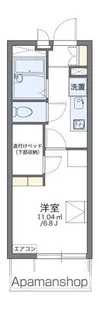 レオパレス新長田【102号室】の間取り