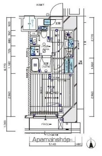 東京都立川市錦町1丁目【マンション】の間取り