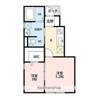 ラーク沼垂西【1階】の間取り