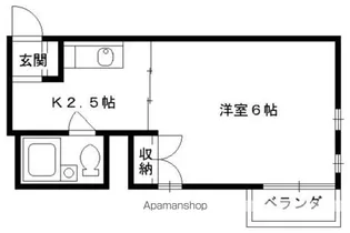 モナドハイツ【302号室】の間取り