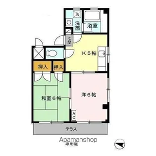 藤ハイム【1階】の間取り