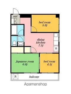 クリーンビル【5階】の間取り