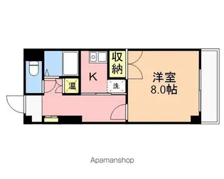エクセランス文京町【404号室】の間取り