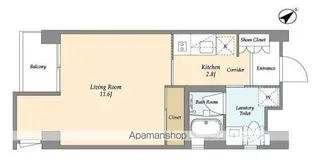 ガーデン原宿【4階】の間取り