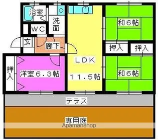 第二吉村ビル【1階】の間取り
