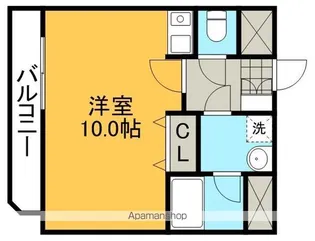 帯山ビル【3階】の間取り