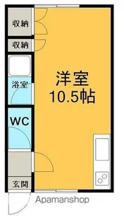 北海道網走市潮見2丁目【アパート】の間取り