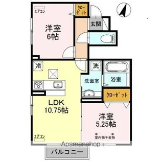 エクレール【1階】の間取り