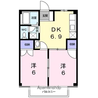 レジデンスM【2階】の間取り