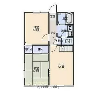 ウィーグル【2階】の間取り