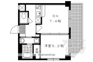 智恵光院ハイツ【302号室】の間取り