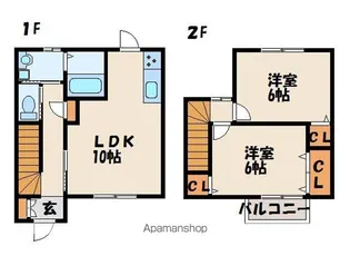 ハイルーラル4【1階】の間取り