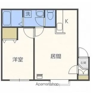 ペパーミント【3階】の間取り