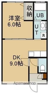 ピアパレス松陰Ⅰ【205号室】の間取り