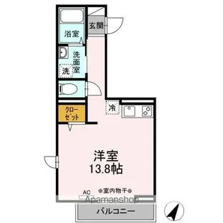 サードプレイス宮本町【3階】の間取り