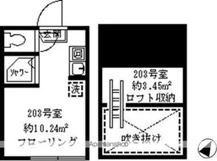 ソフィアマジック【203号室】の間取り