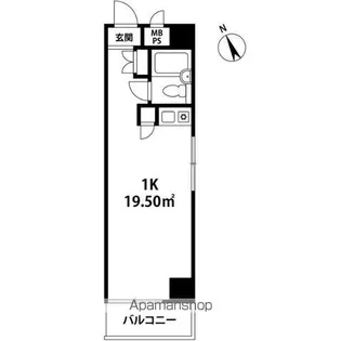 ビアメゾン・マミ常盤台【9階】の間取り
