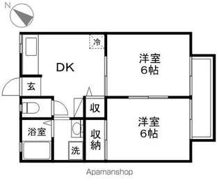 セローハウス【1階】の間取り