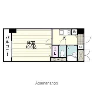 ハッピー住吉【202号室】の間取り