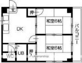 メゾン宝【3階】の間取り
