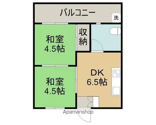 コーポたまみつ【303号室】の間取り