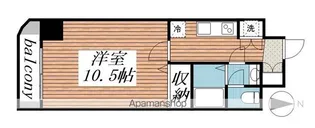 ウイングパーク【203号室】の間取り