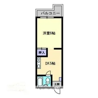 第2せいざん【305号室】の間取り