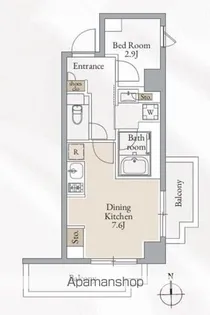 クロスレジデンス高田馬場【2階】の間取り