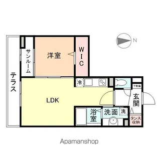 ミライエ・ルッソ【1階】の間取り
