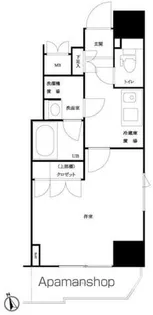 ルーブル新宿原町【11階】の間取り