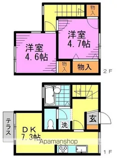 東京都杉並区堀ノ内3丁目【アパート】の間取り