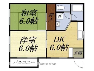 メゾン小林【202号室】の間取り