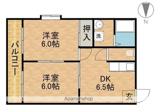 高橋コーポ【3階】の間取り