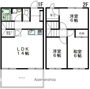 東京都武蔵野市吉祥寺東町2丁目【タウンハウス】の間取り