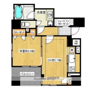 ライオンズ赤坂セントマークス【5階】の間取り
