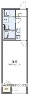 レオネクストクレール国分寺【109号室】の間取り