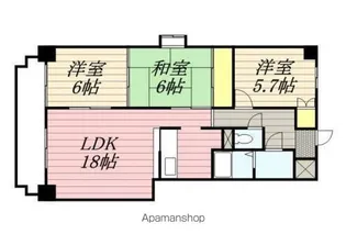 悠和苑【10階】の間取り