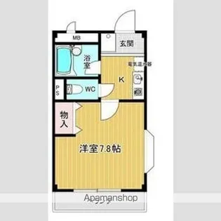 アーバン・スクエア【4階】の間取り