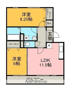 ボナール【1階】の間取り