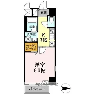 プリムヴェール【4階】の間取り