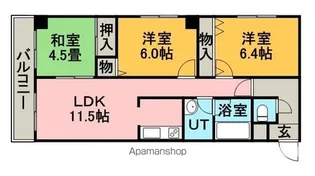 ステーションサイド赤坂【2階】の間取り