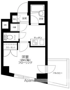 パレステュディオ大塚【4階】の間取り