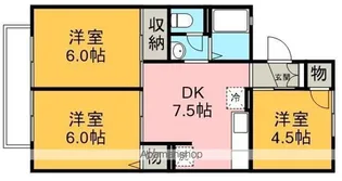 クレストハイツ Ⅱ【2階】の間取り
