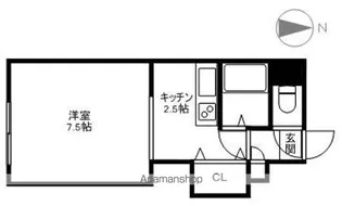 ジュオ山鼻【1階】の間取り