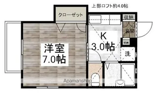 ハピネスヤザワ【205号室】の間取り